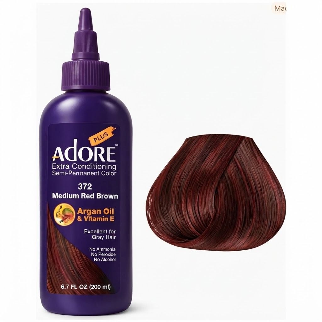 Adore Color No. 372 Medium Red Brown