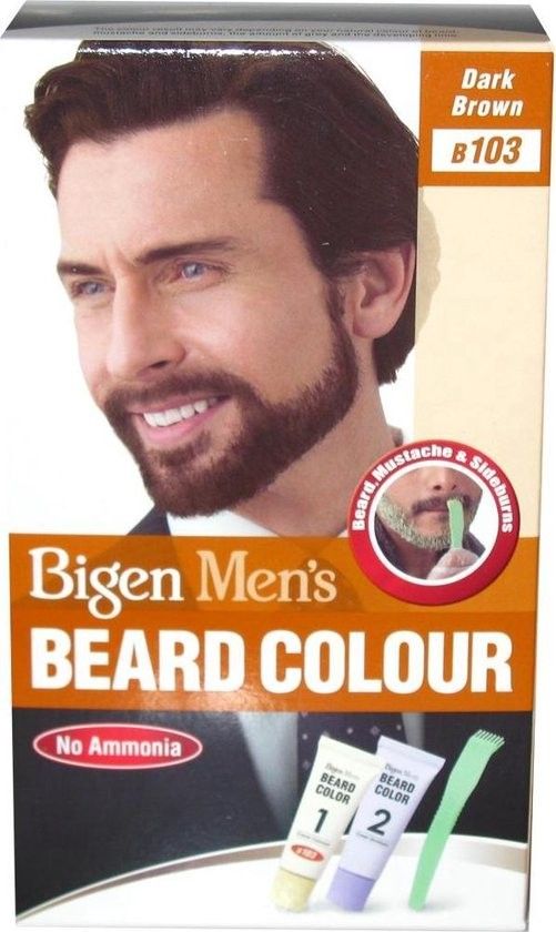 Bigen Mens Beard Color #103 Dark Brown