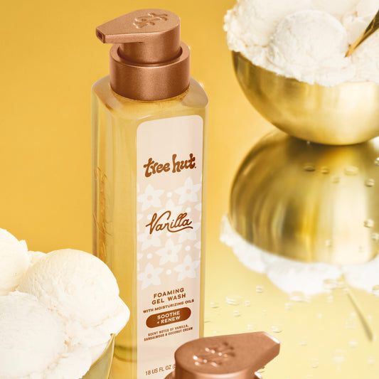 Tree Hut Foaming Gel Body Wash Vanilla 532ml