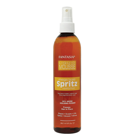 Fantasia Liquid Mousse Sprtiz Mega Hold 10oz Yellow