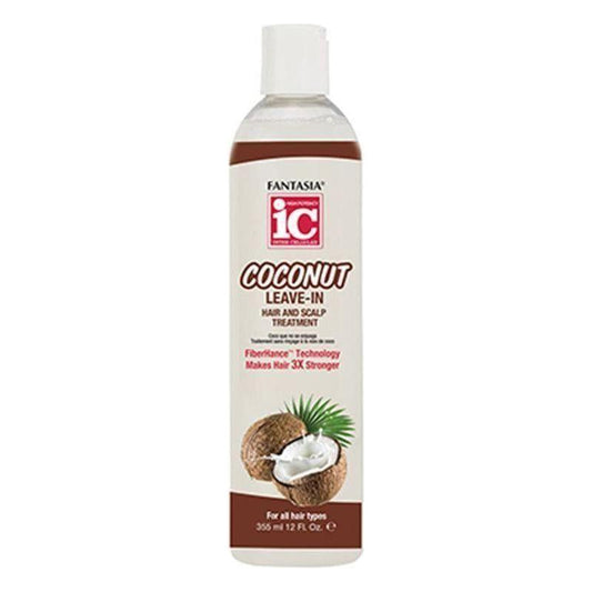 Fantasia IC Coconut Leave-in Hair and Scalp Treatment 12oz
