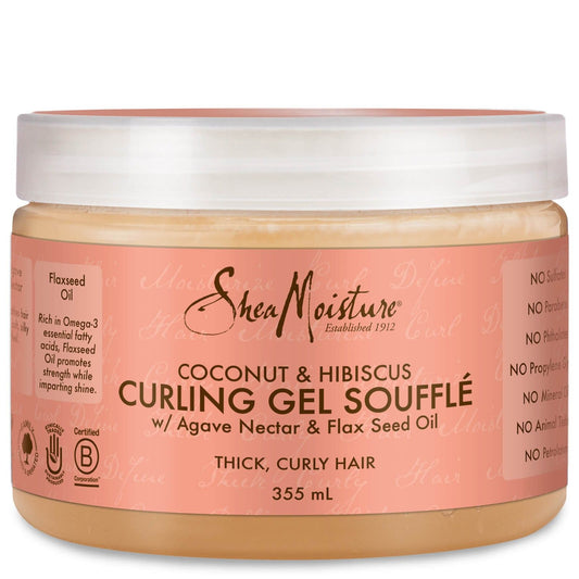 Shea Moisture Coconut & Hibiscus Curling Gel Souffle 12oz