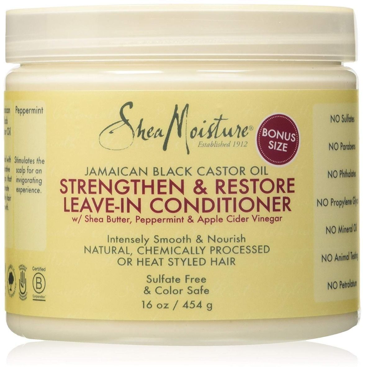 Shea Moisture Jamaican Black Castor Oil Leave In Conditioner 431ml