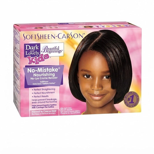 Dark & Lovely Beautiful Beginnings No-Lye Relaxer Kit Regular