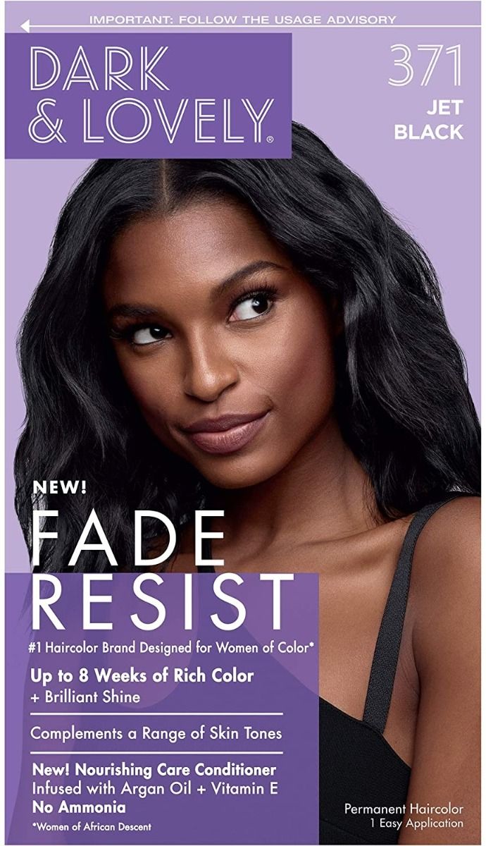 Dark & Lovely Hair Color #371 Jet Black