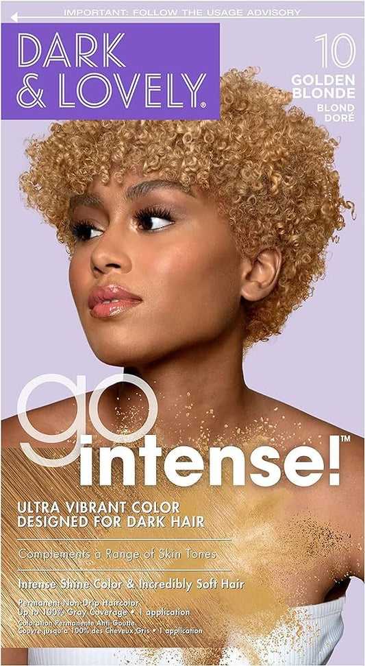 Dark & Lovely Hair Color Go Intense #10 Golden Blond