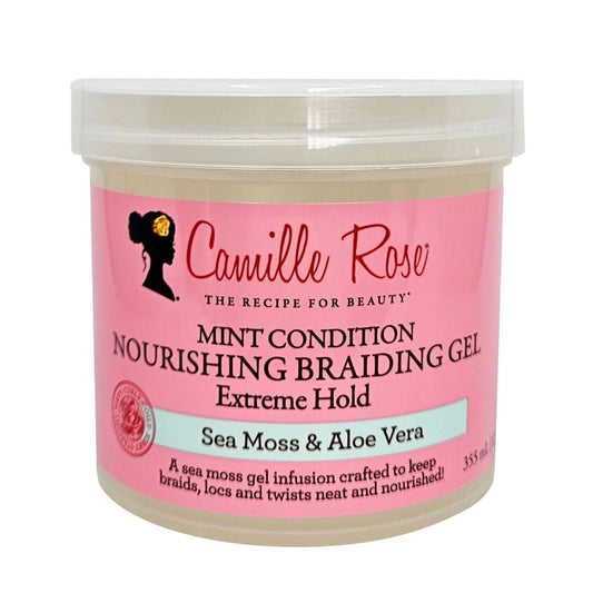 Camille Rose Mint Condition Nourishing Braiding Gel Extreme Hold 12oz