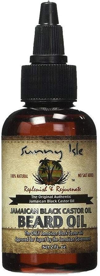 Sunny Isle Jamaican Black Castor Beard Oil 4oz