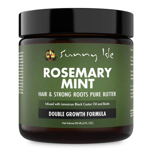 Sunny Isle Rosemary Mint Hair & Strong Roots Pure Butter 4oz