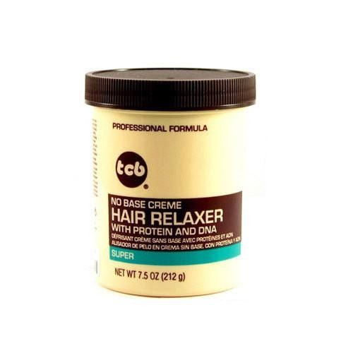 TCB No Base Creme Hair Relaxer Regular 7.5 oz