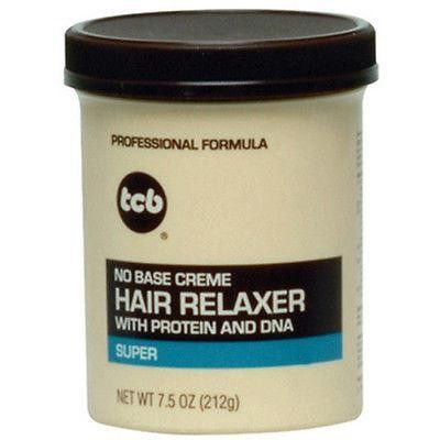 TCB No Base Creme Hair Relaxer Super 7.5 oz
