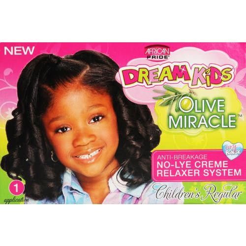 African Pride Dream Kids Olive Relaxer Kit Regular
