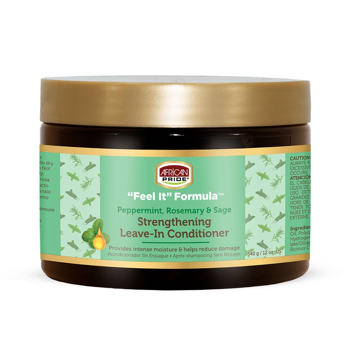 African Pride Peppermint & Rosemary Leave-In 12oz