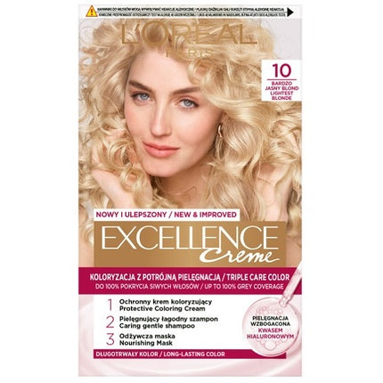 L’Oréal Paris Excellence Crème 10 – Very Light Blonde hair colour box