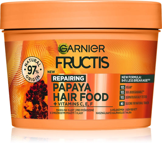 Garnier Fructis Hair Food Papaya Regenerating Hair Mask 400ml