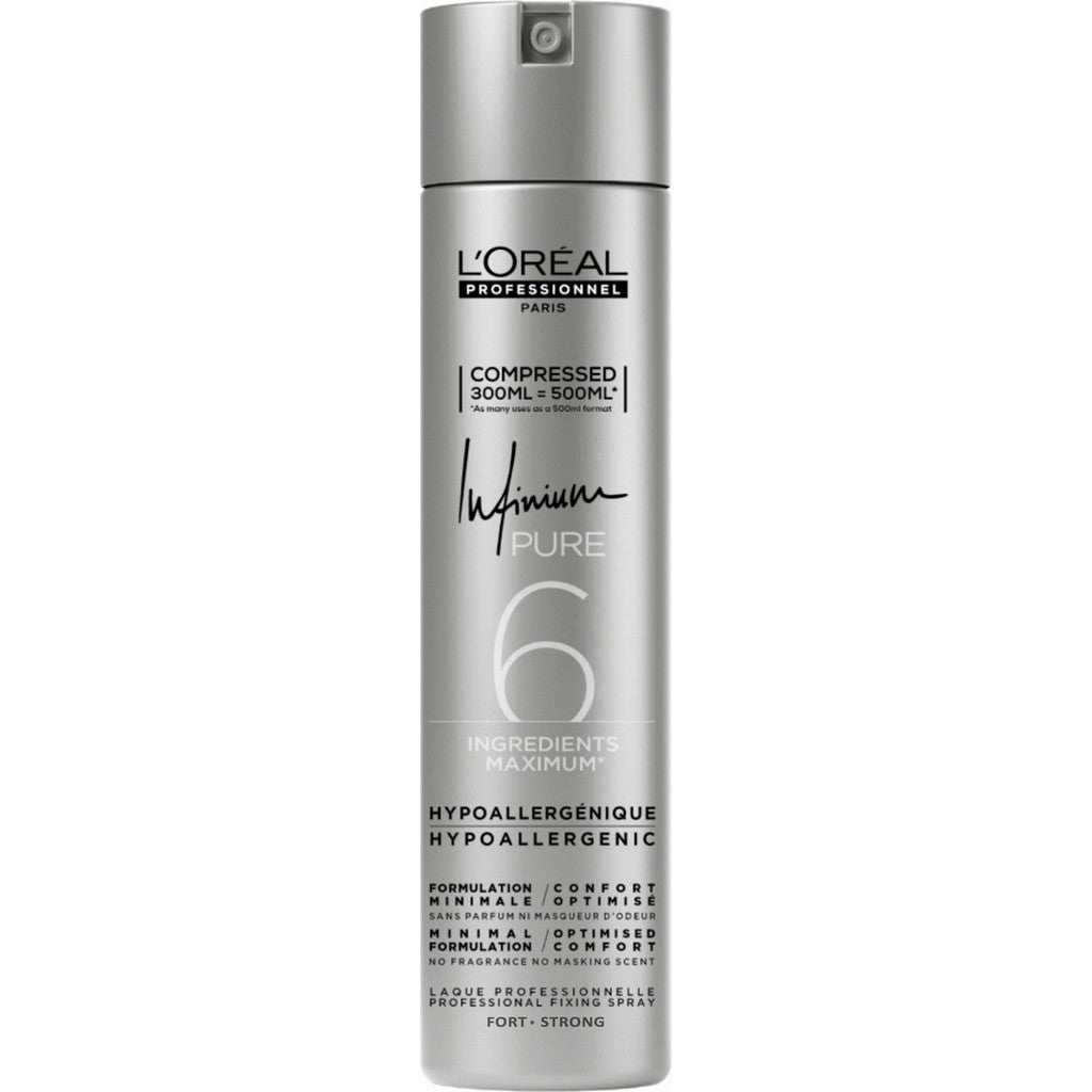 L'Oréal Professionnel Infinium Fragrance Free Strong Hairspray 300ml